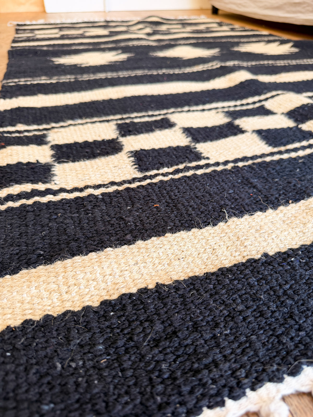 The Tara Monochrome Jute Rug
