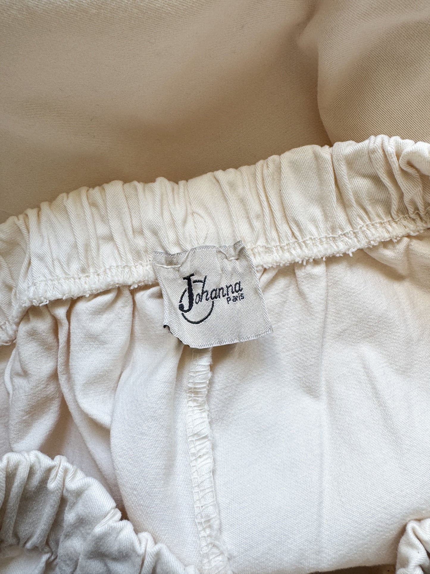 Johanna Paris Cream Trousers S-M