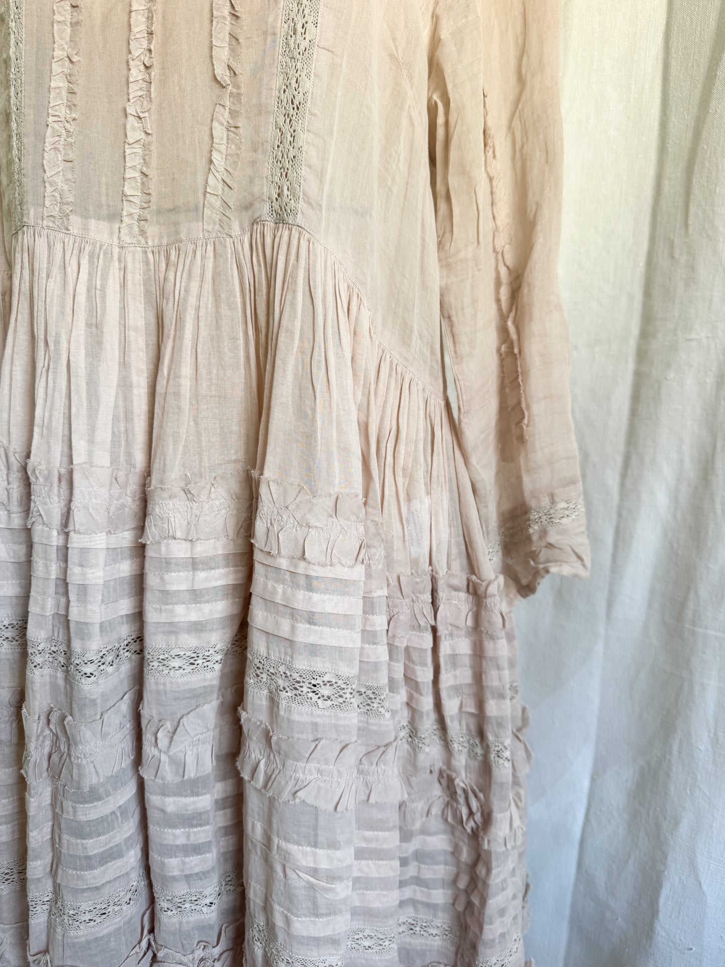 Ewa i Walla Pink Lace Dress Small
