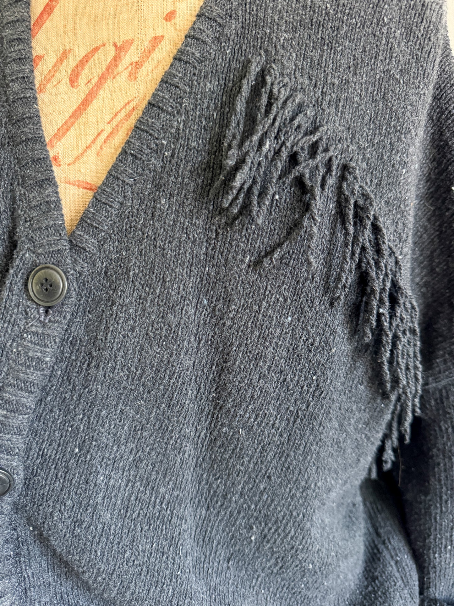 Beaumont Organic Fringed Cotton Cardi XS/S