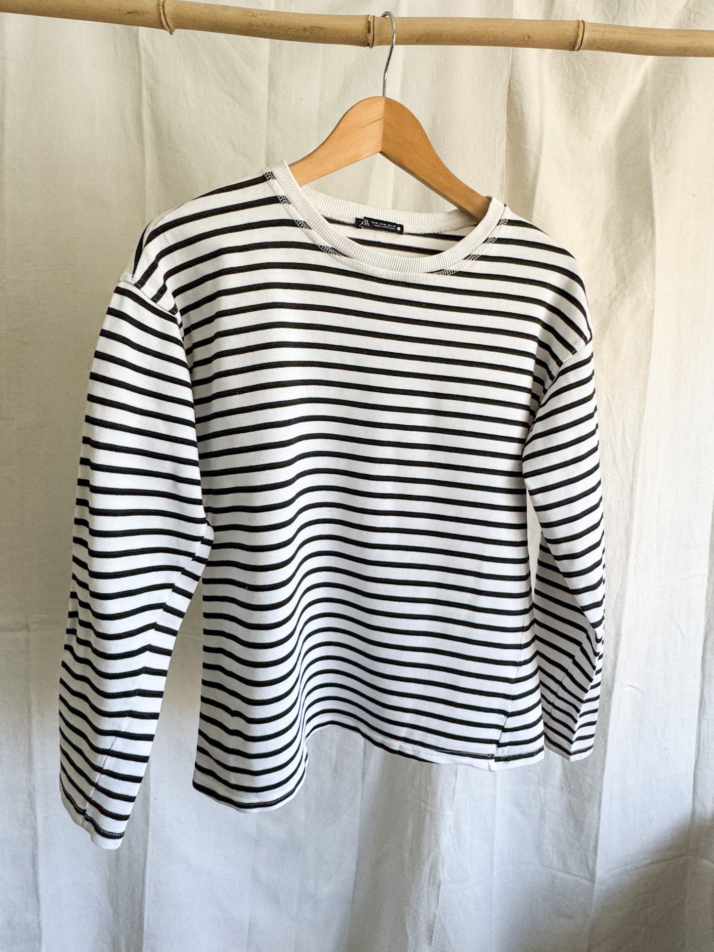 Zara Breton Stripe Tee M