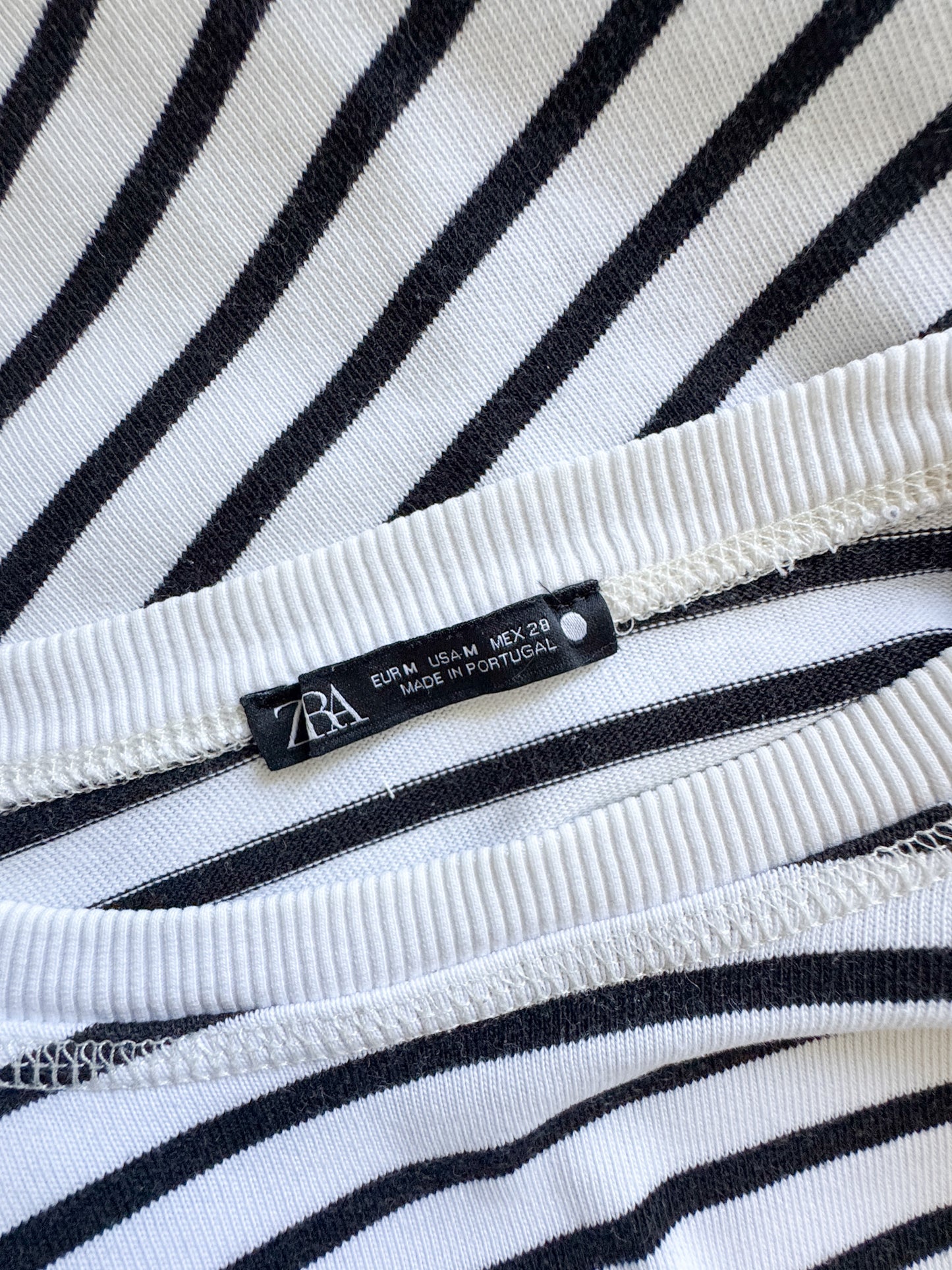 Zara Breton Stripe Tee M