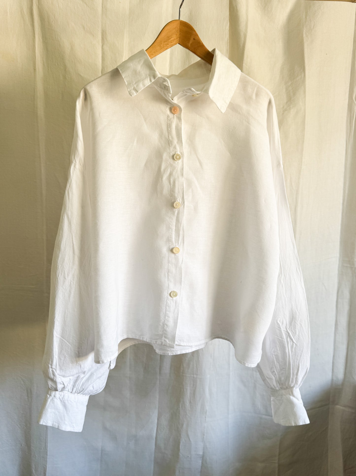 Egg Trading Linen Shirt S