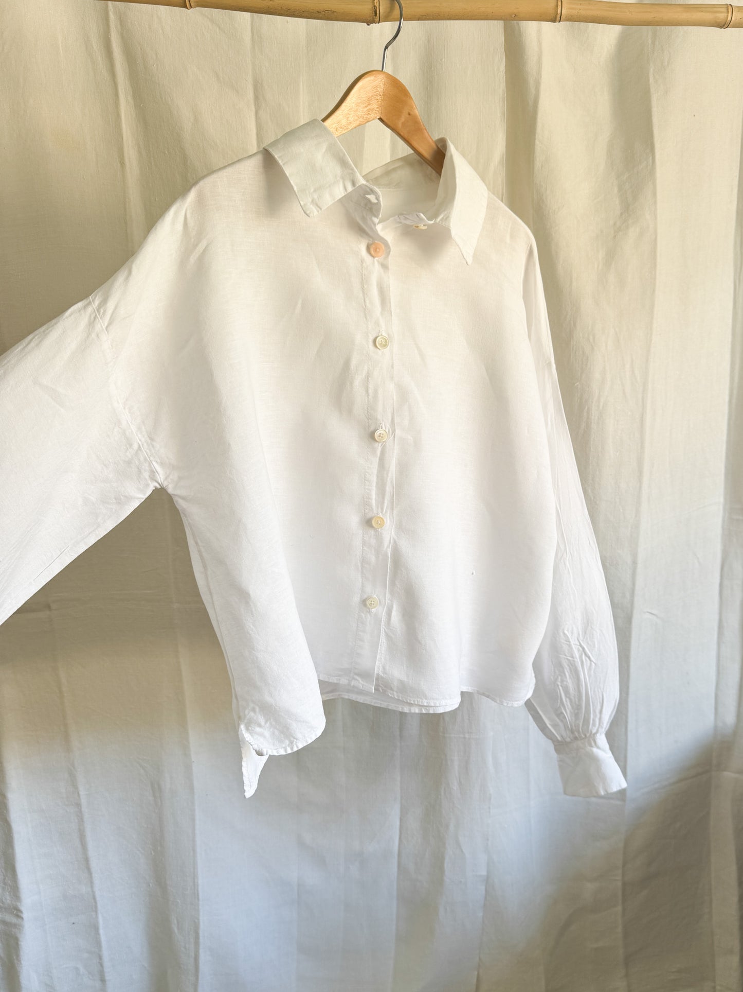 Egg Trading Linen Shirt S