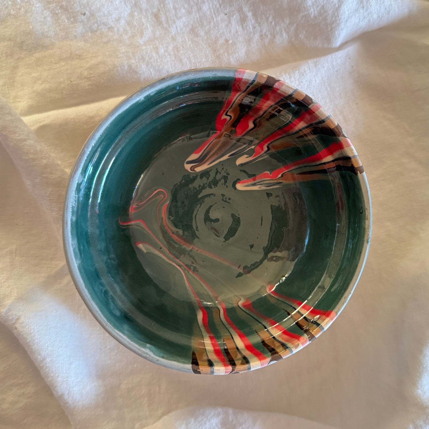Cereal Bowl Teal 12