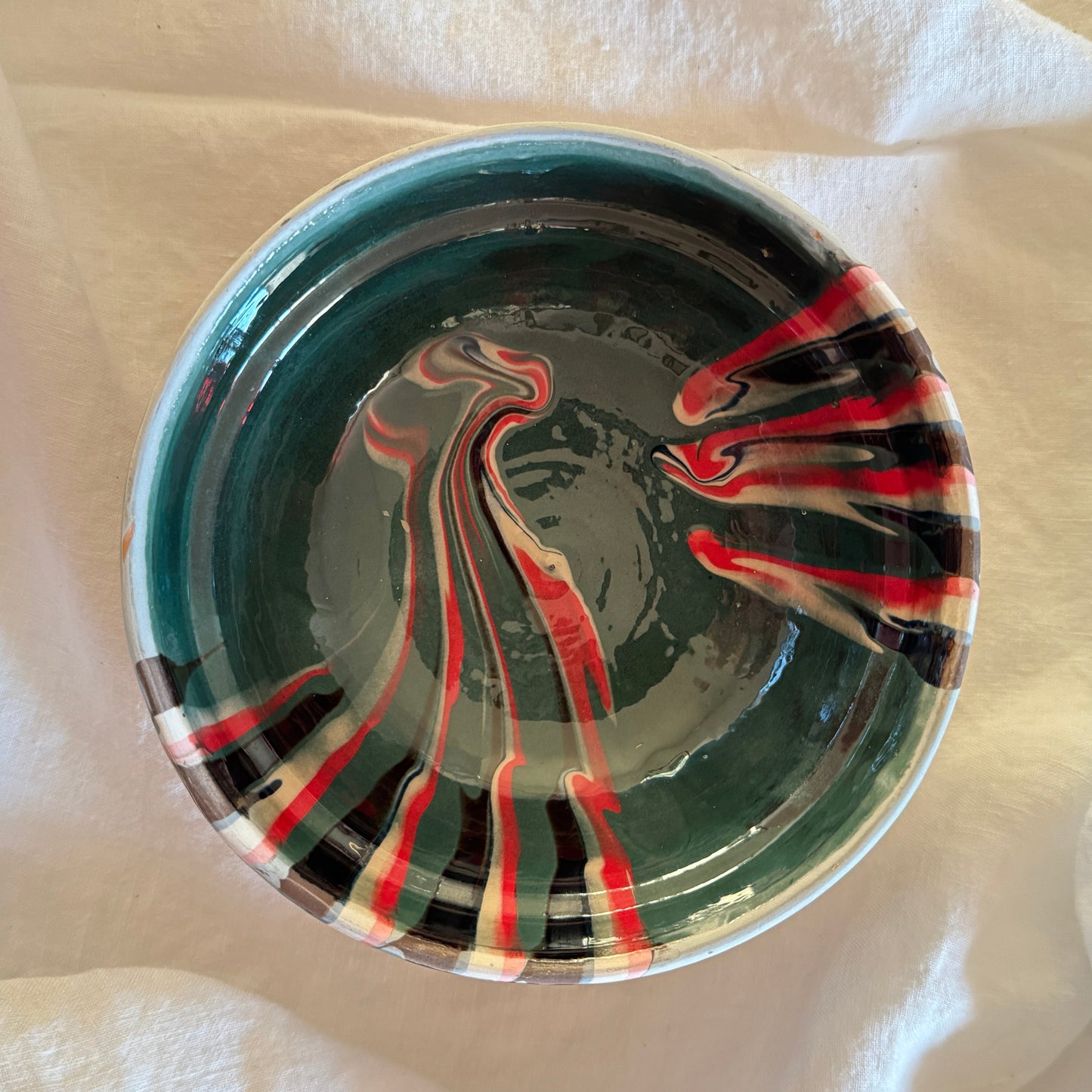 Cereal Bowl Teal 08