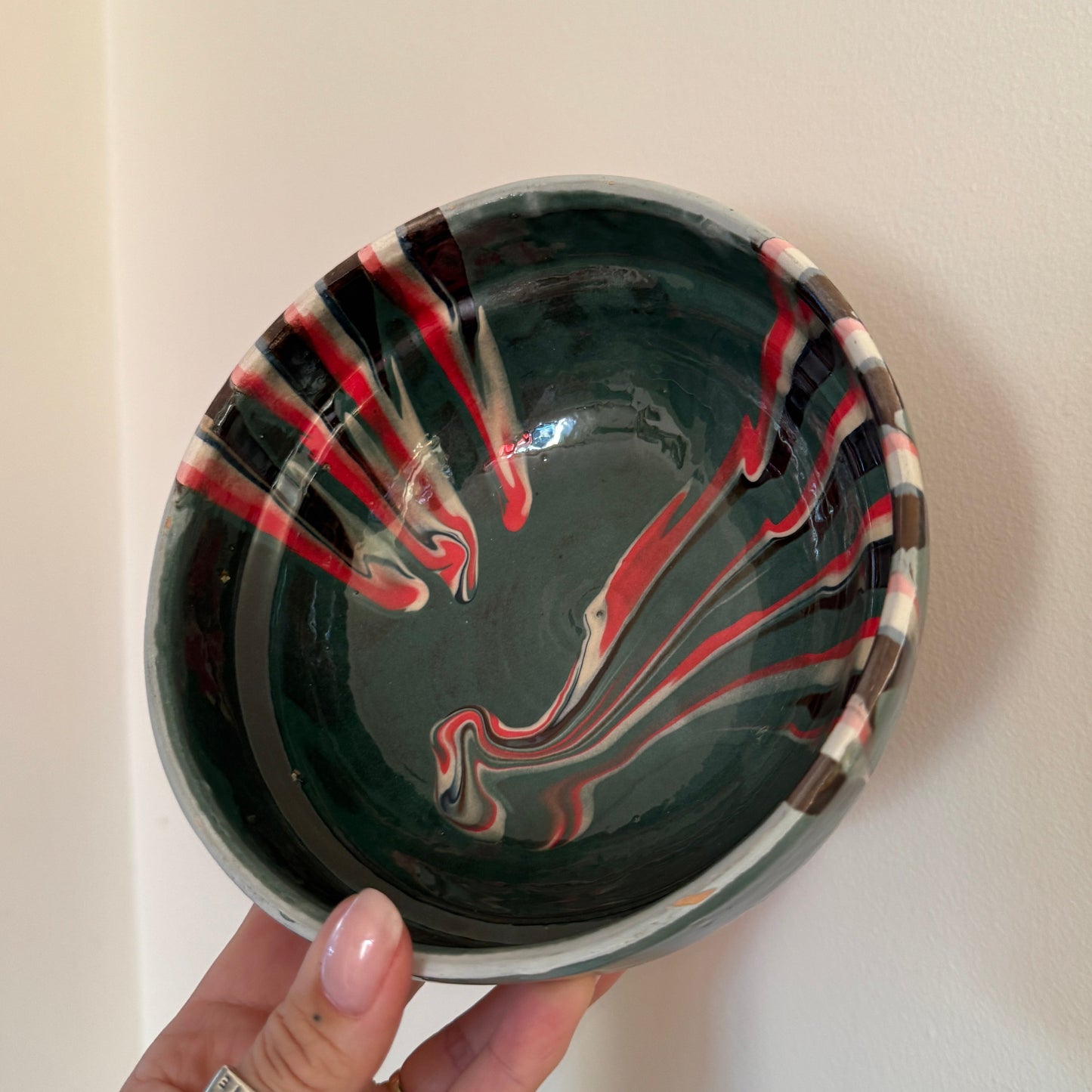 Cereal Bowl Teal 08