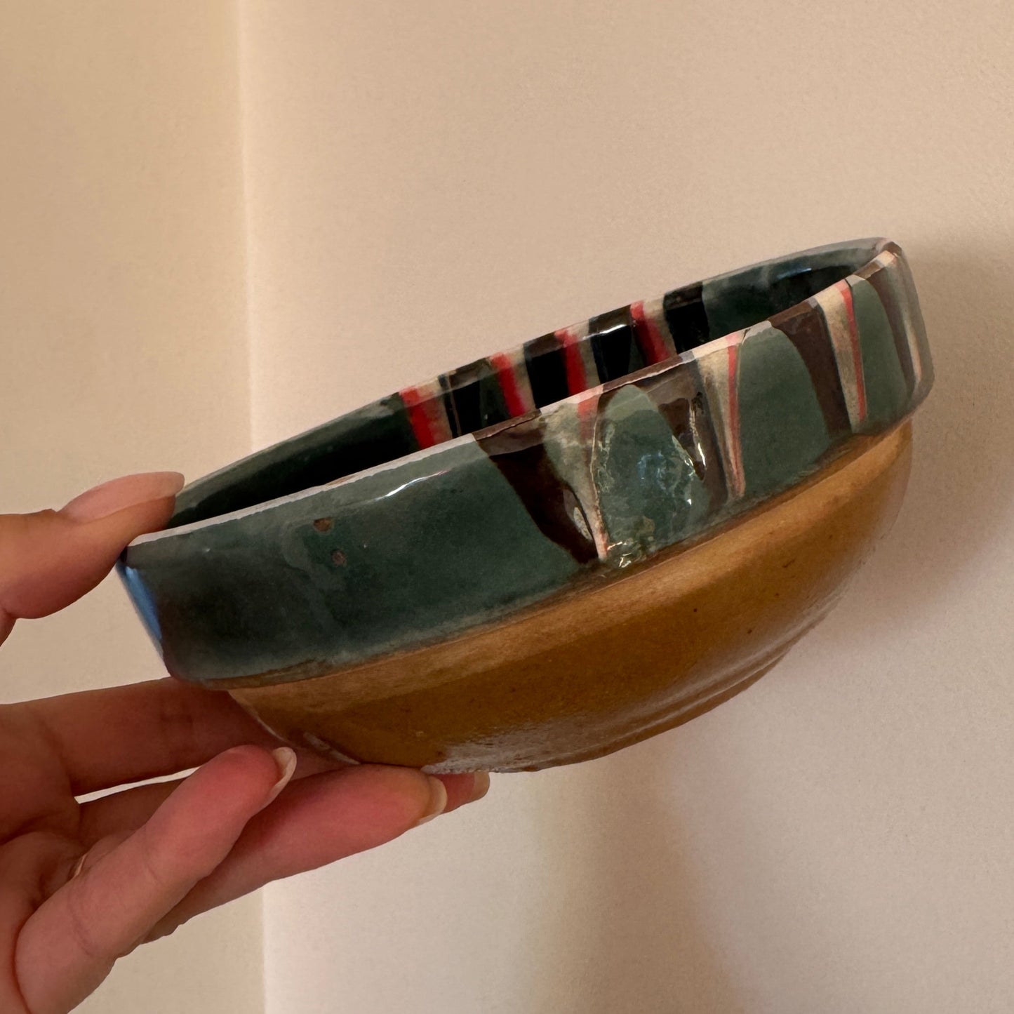 Cereal Bowl Teal 08