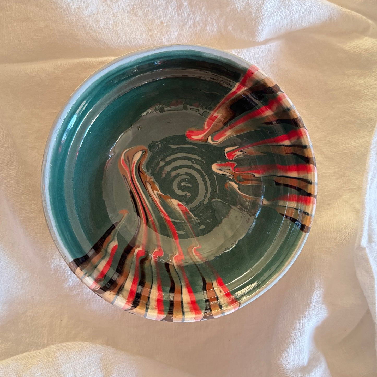 Cereal Bowl Teal 09