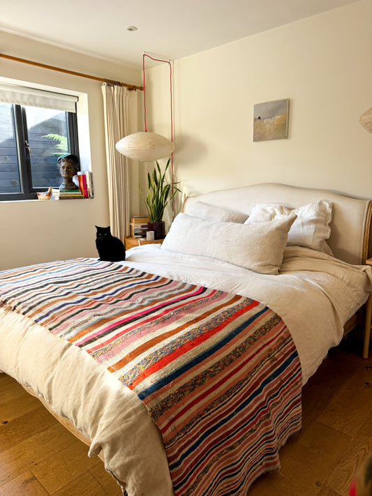 01 - Confetti Antique Berber Haik Throw