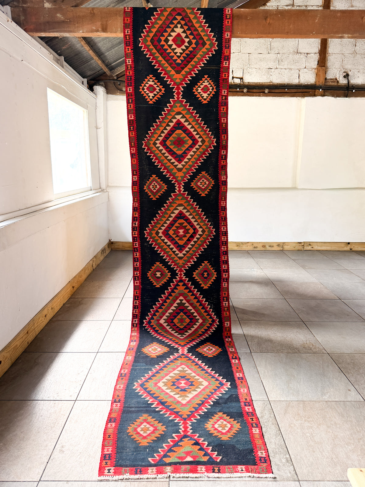 The Darya Vintage Persian Kilim Runner