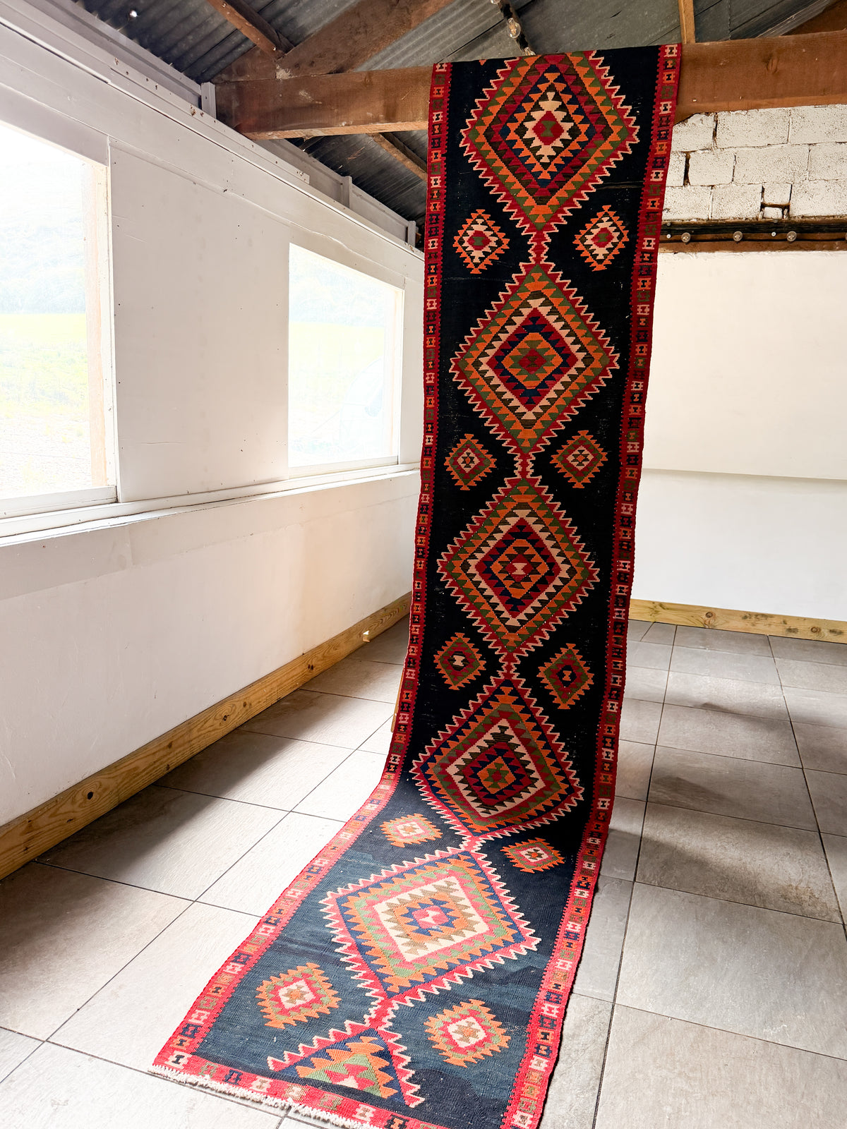 The Darya Vintage Persian Kilim Runner
