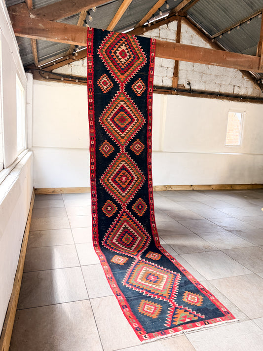 The Darya Vintage Persian Kilim Runner