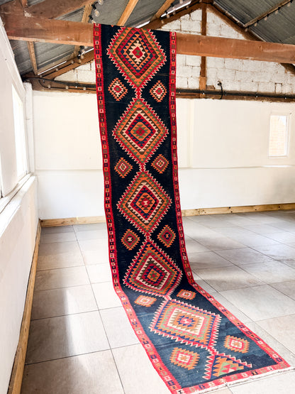 The Darya Vintage Persian Kilim Runner