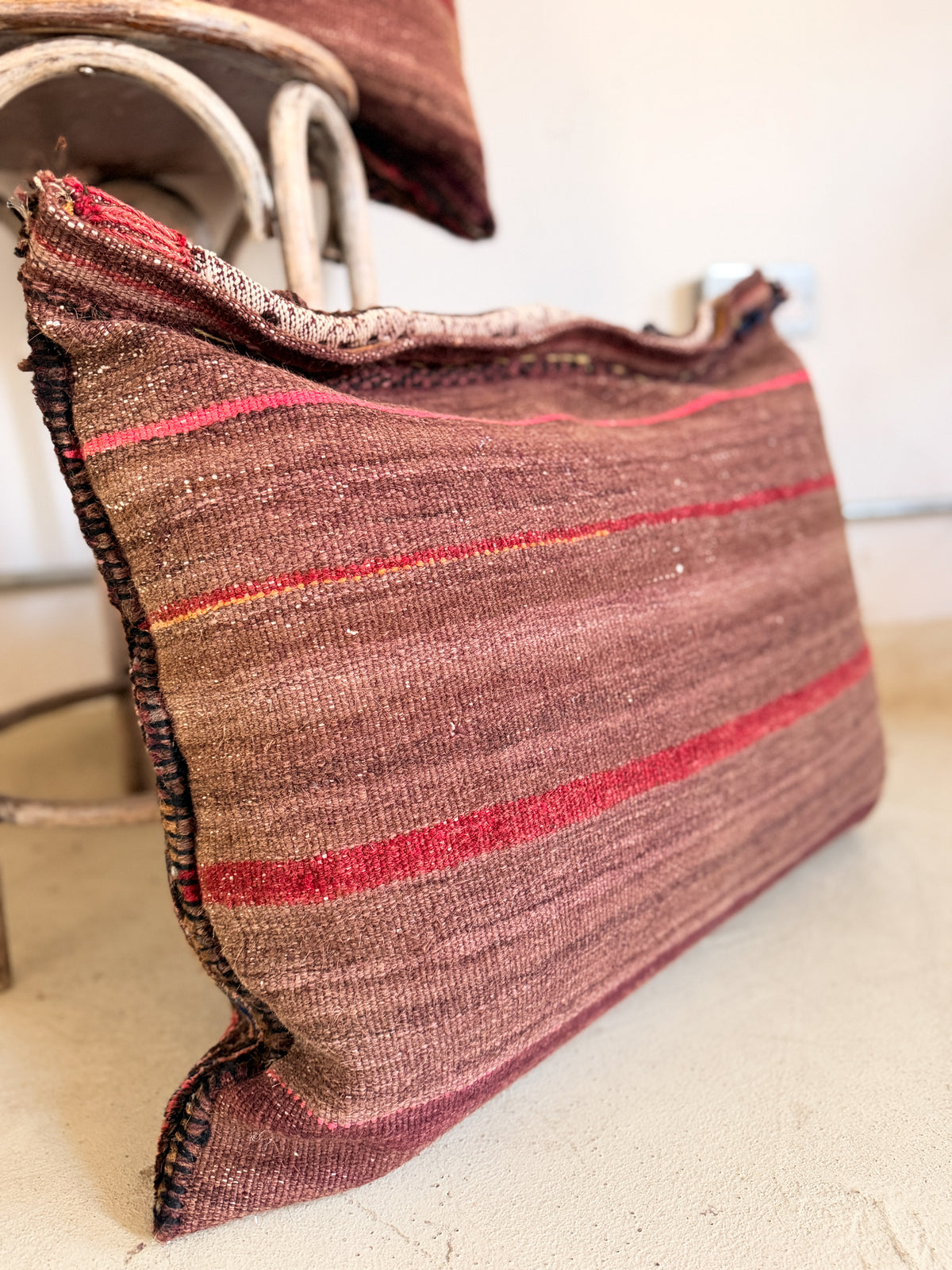 The Zari Antique Afghan Saddlebag Cushions