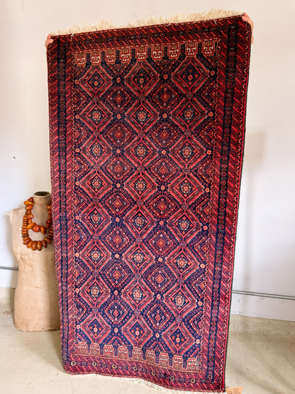 Laila Vintage Afghan Jaldar Rug