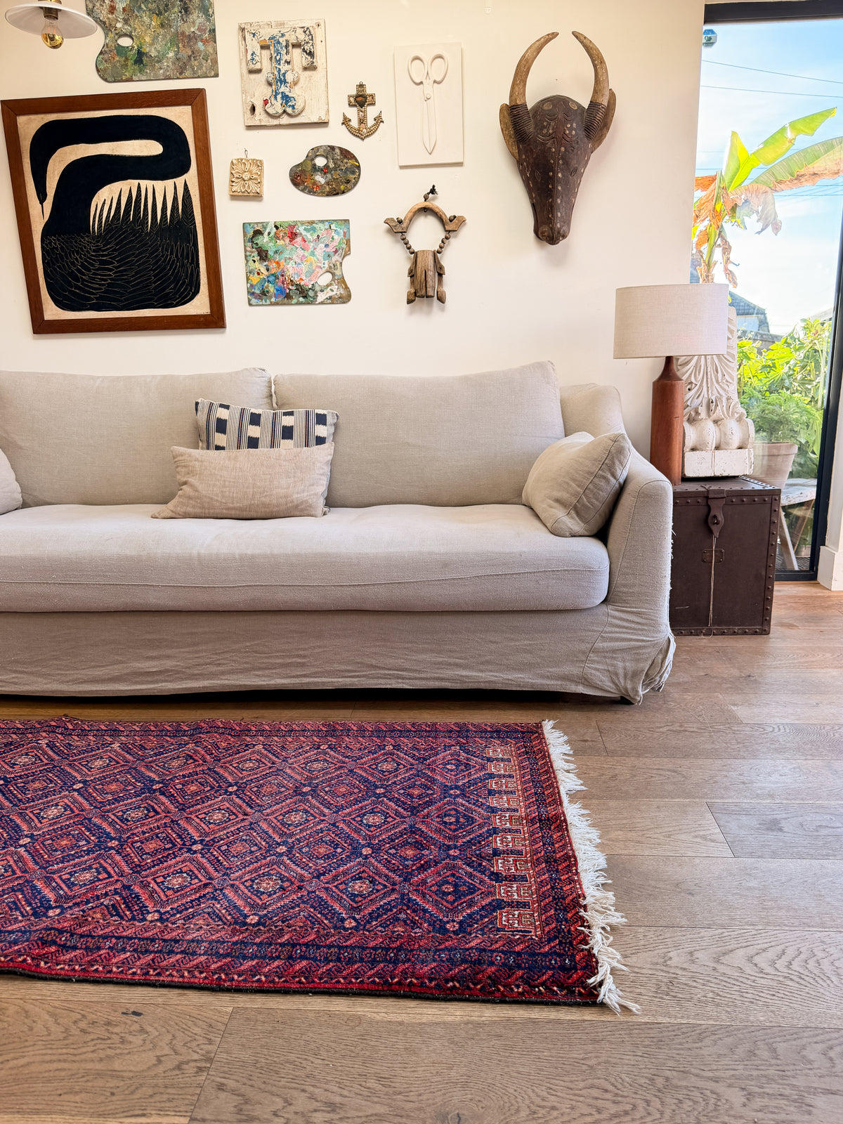 Laila Vintage Afghan Jaldar Rug