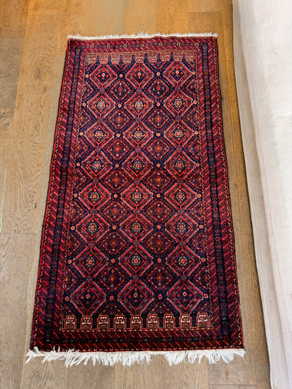 Laila Vintage Afghan Jaldar Rug