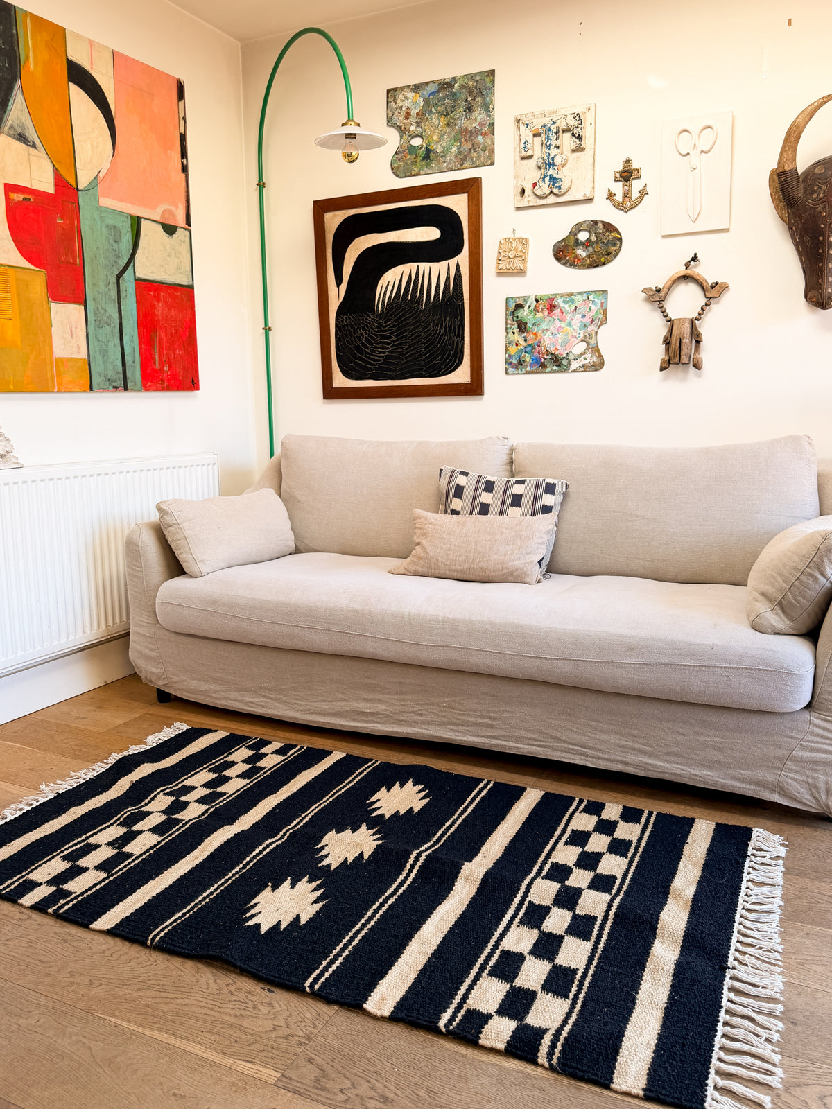 The Tara Monochrome Jute Rug