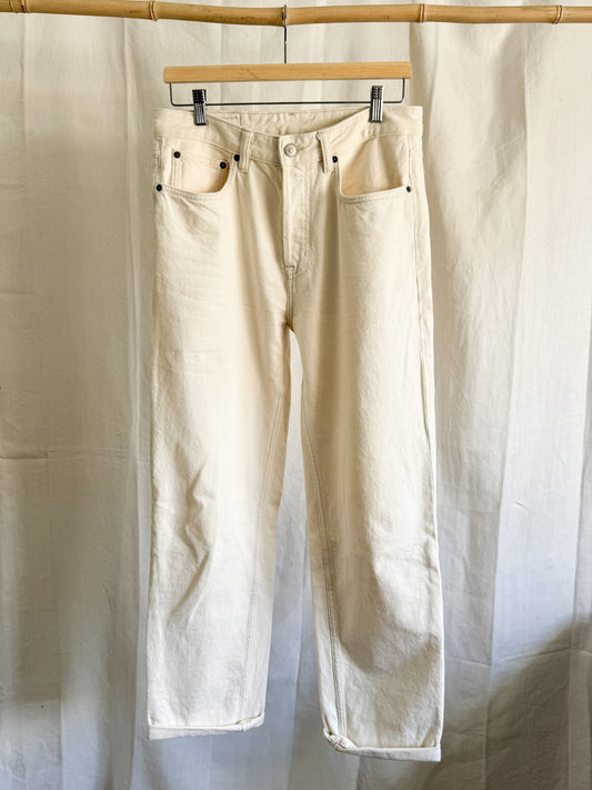 Zara Ecru Jeans M