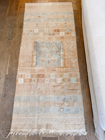 Vintage Moroccan Cactus Silk Rug