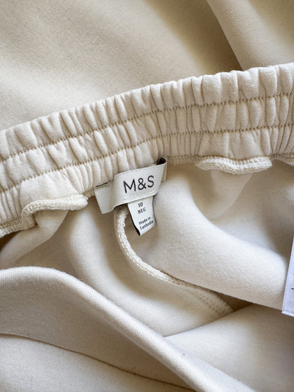 M&S Scuba Barrel Joggers Cream 10