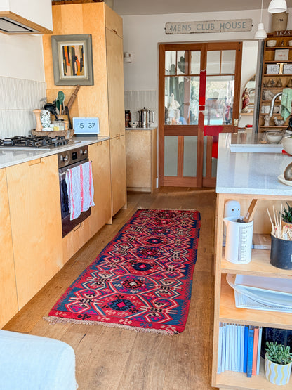 The Leyla Vintage Turkish Kilim Runner