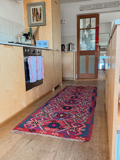 The Leyla Vintage Turkish Kilim Runner