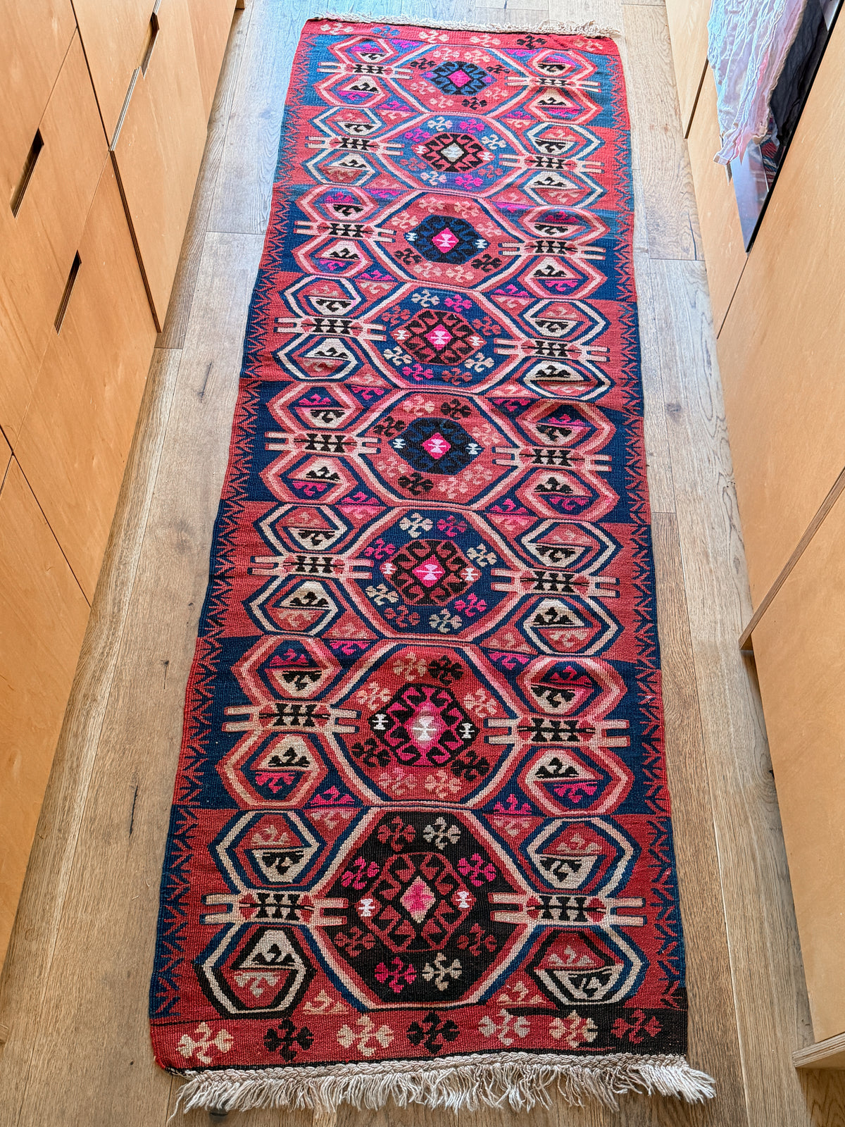 The Leyla Vintage Turkish Kilim Runner
