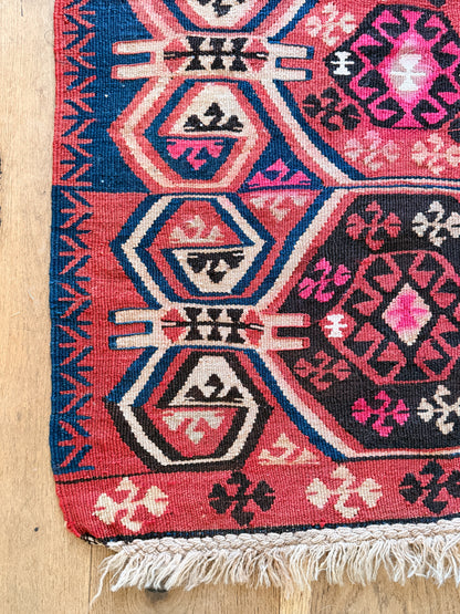The Leyla Vintage Turkish Kilim Runner
