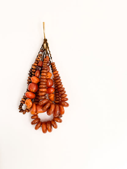 Vintage Phenolic Amber Trade Beads