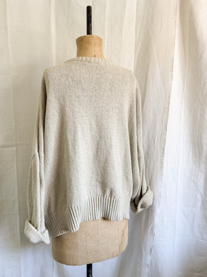 Beaumont Organic Beige Cotton Cardi L