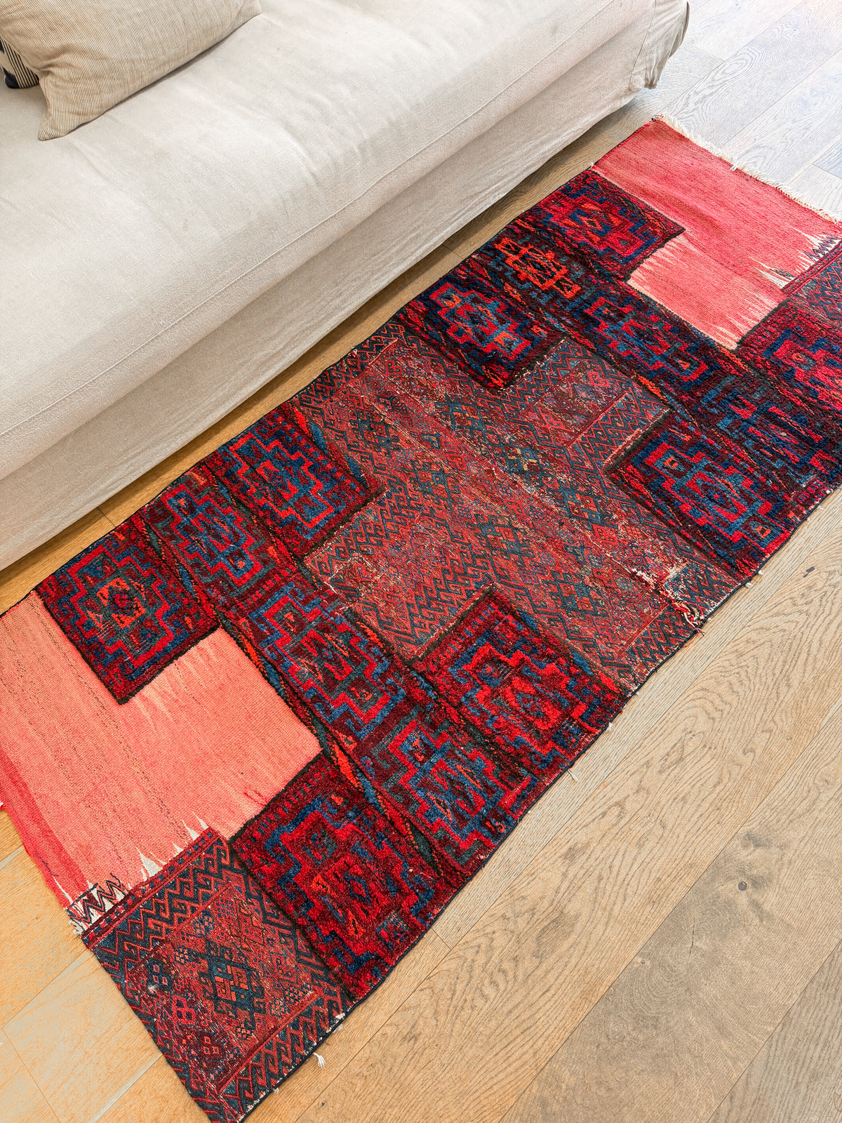 The Dastan Vintage Persian Bakhtiari Saddlebag Rug