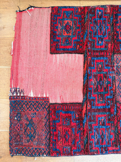 The Dastan Vintage Persian Bakhtiari Saddlebag Rug