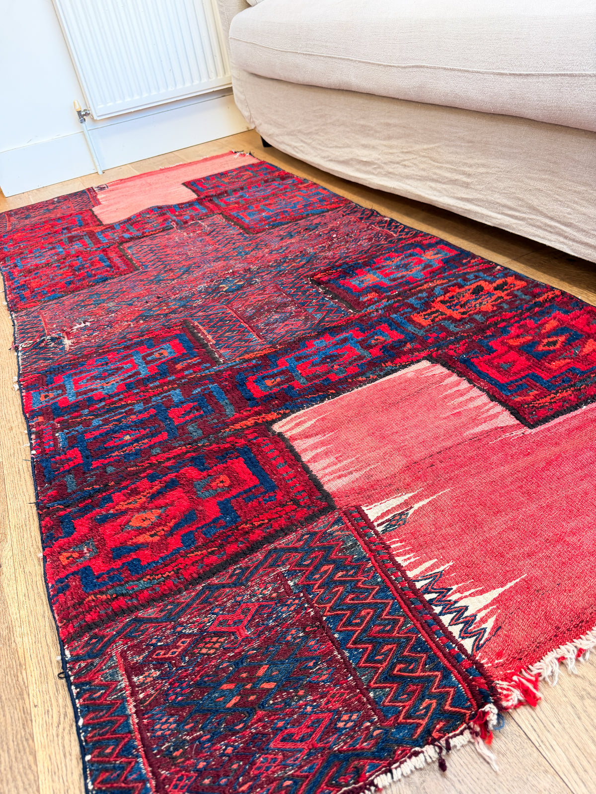 The Dastan Vintage Persian Bakhtiari Saddlebag Rug