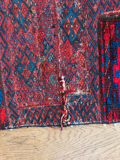 The Dastan Vintage Persian Bakhtiari Saddlebag Rug