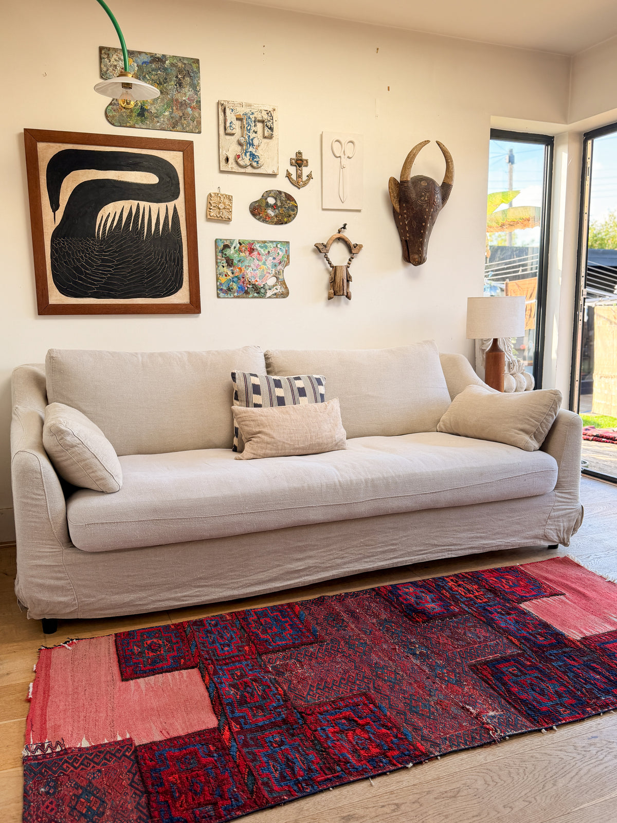 The Dastan Vintage Persian Bakhtiari Saddlebag Rug