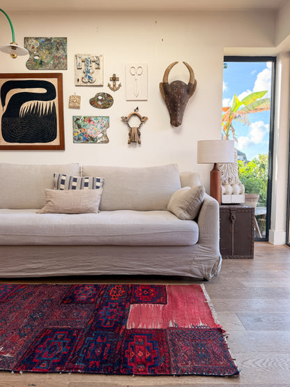 The Dastan Vintage Persian Bakhtiari Saddlebag Rug