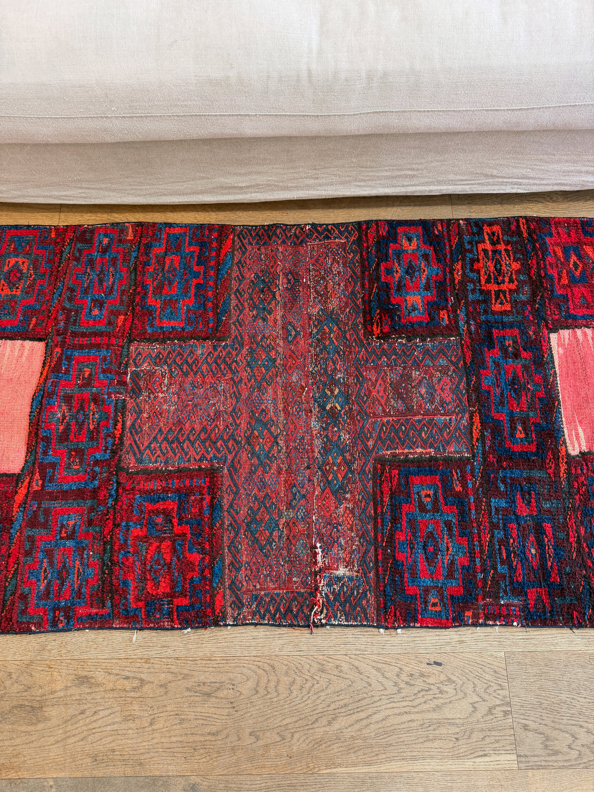 The Dastan Vintage Persian Bakhtiari Saddlebag Rug