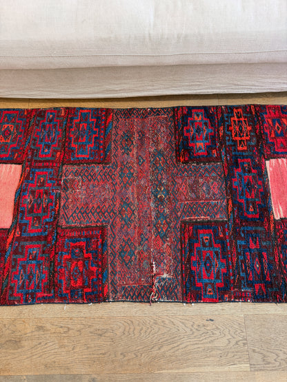 The Dastan Vintage Persian Bakhtiari Saddlebag Rug