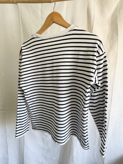 Zara Breton Stripe Tee M