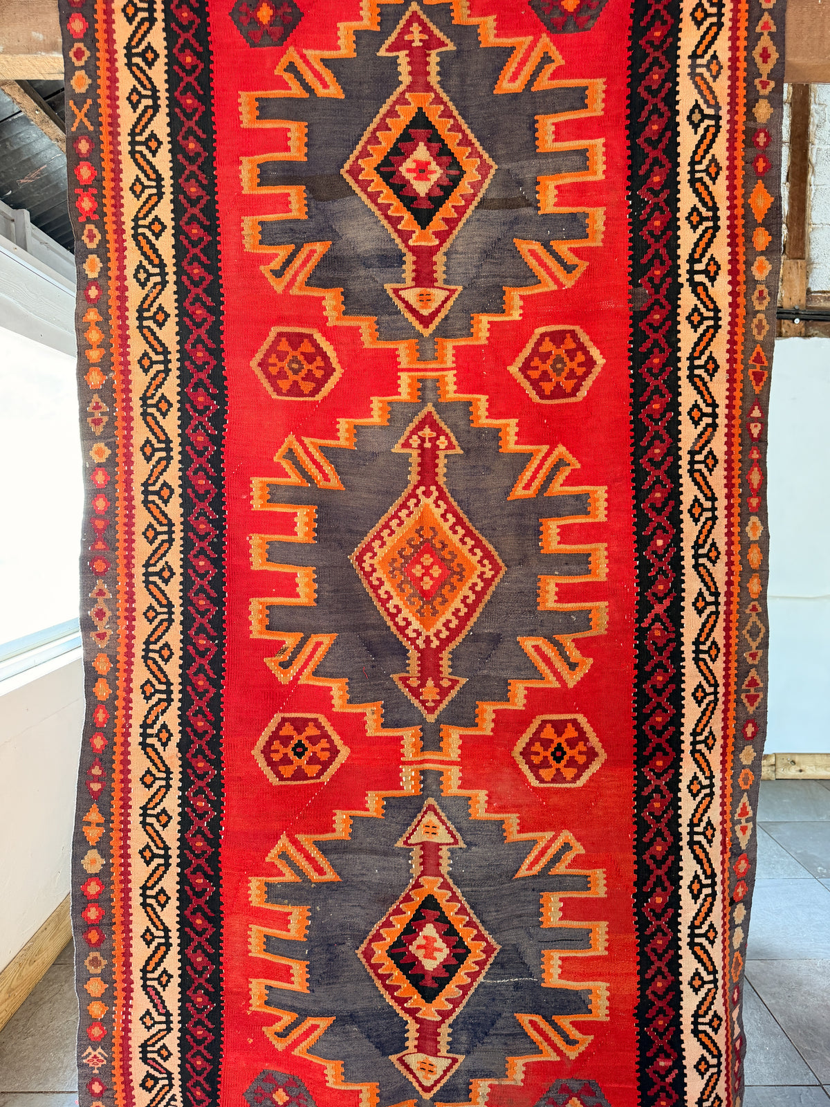 The Azar Vintage Persian Kilim