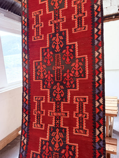 The Shirin Vintage Persian Kilim Runner