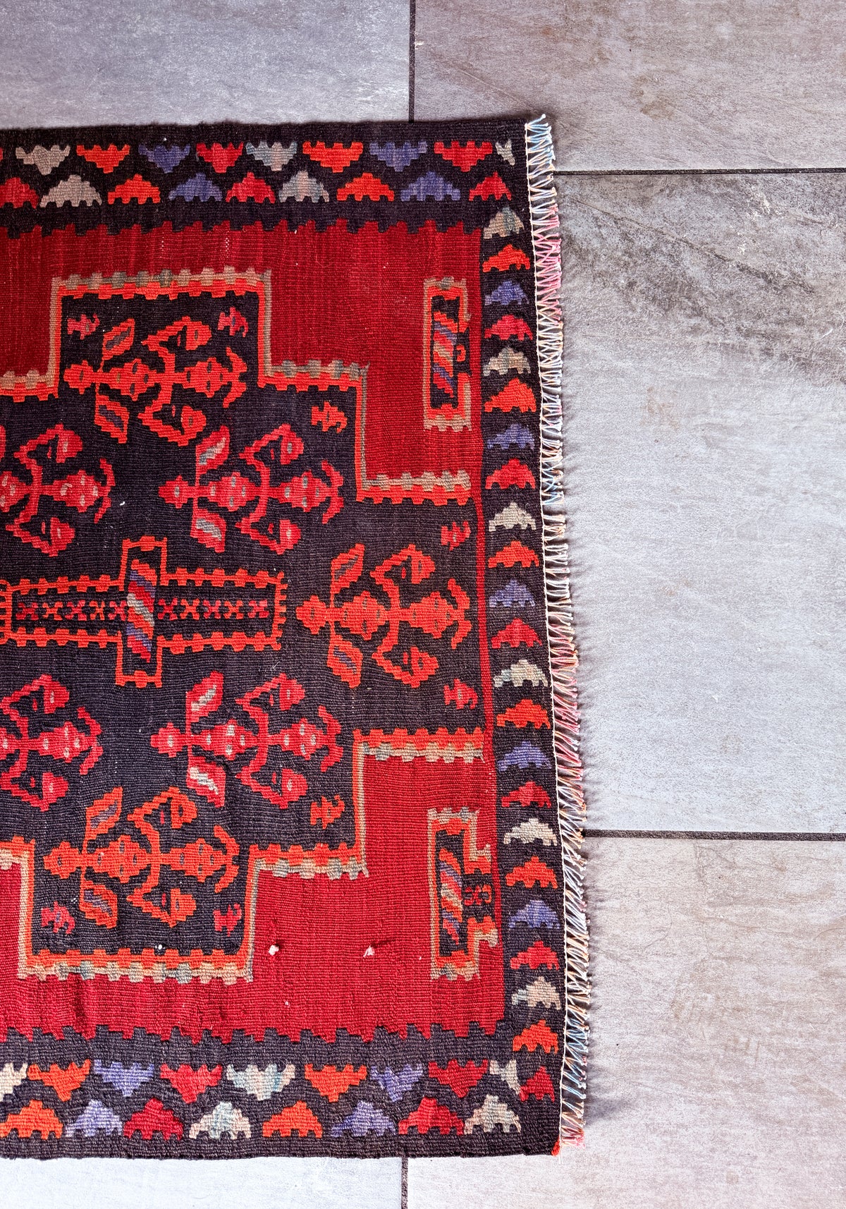 The Shirin Vintage Persian Kilim Runner