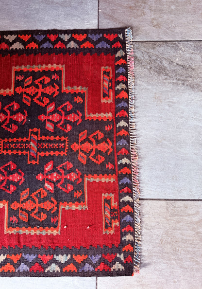 The Shirin Vintage Persian Kilim Runner