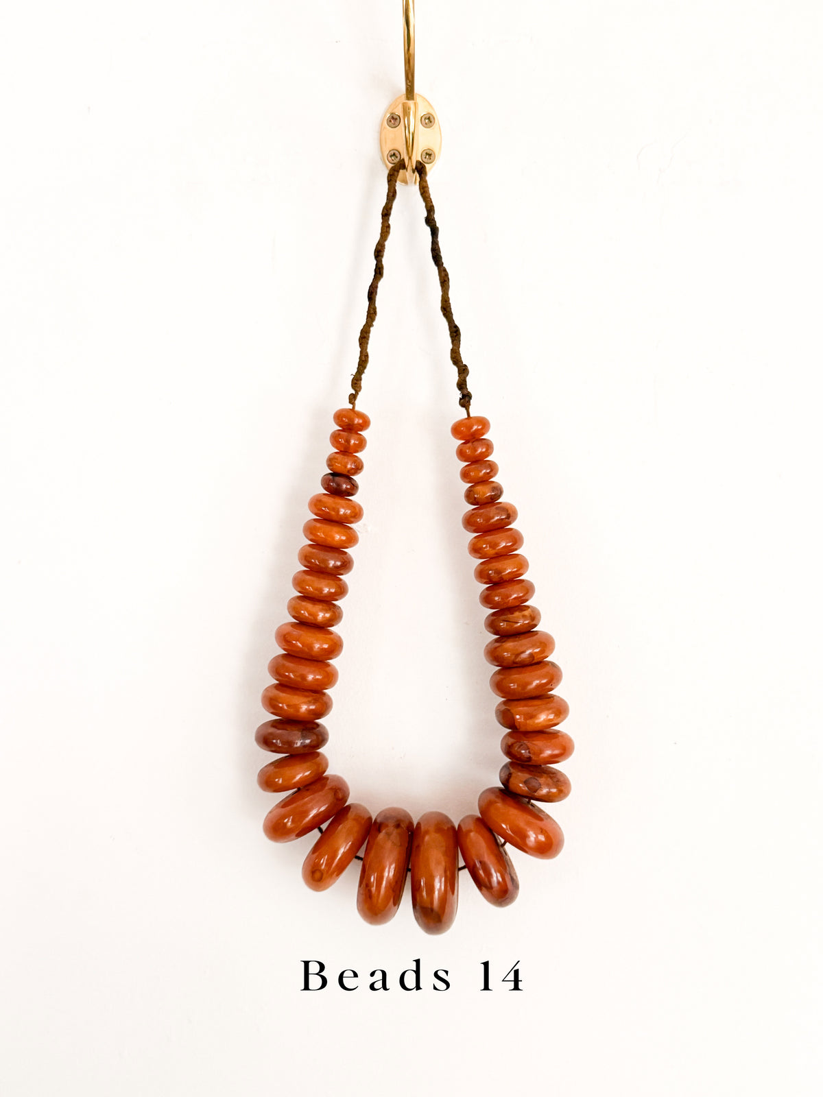 Vintage Phenolic Amber Trade Beads
