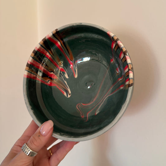 Cereal Bowl Teal 12