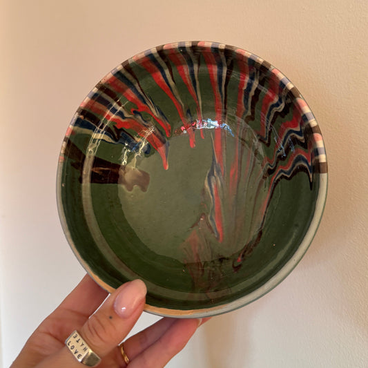 Cereal Bowl Teal 13