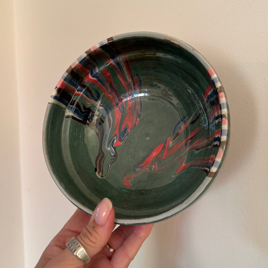Cereal Bowl Teal 06