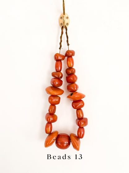 Vintage Phenolic Amber Trade Beads